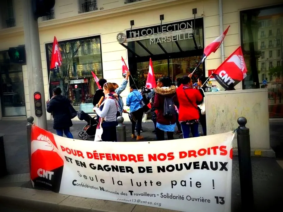 Grève des personnels sous-traités au NH Collection de Marseille - Appel à soutien !