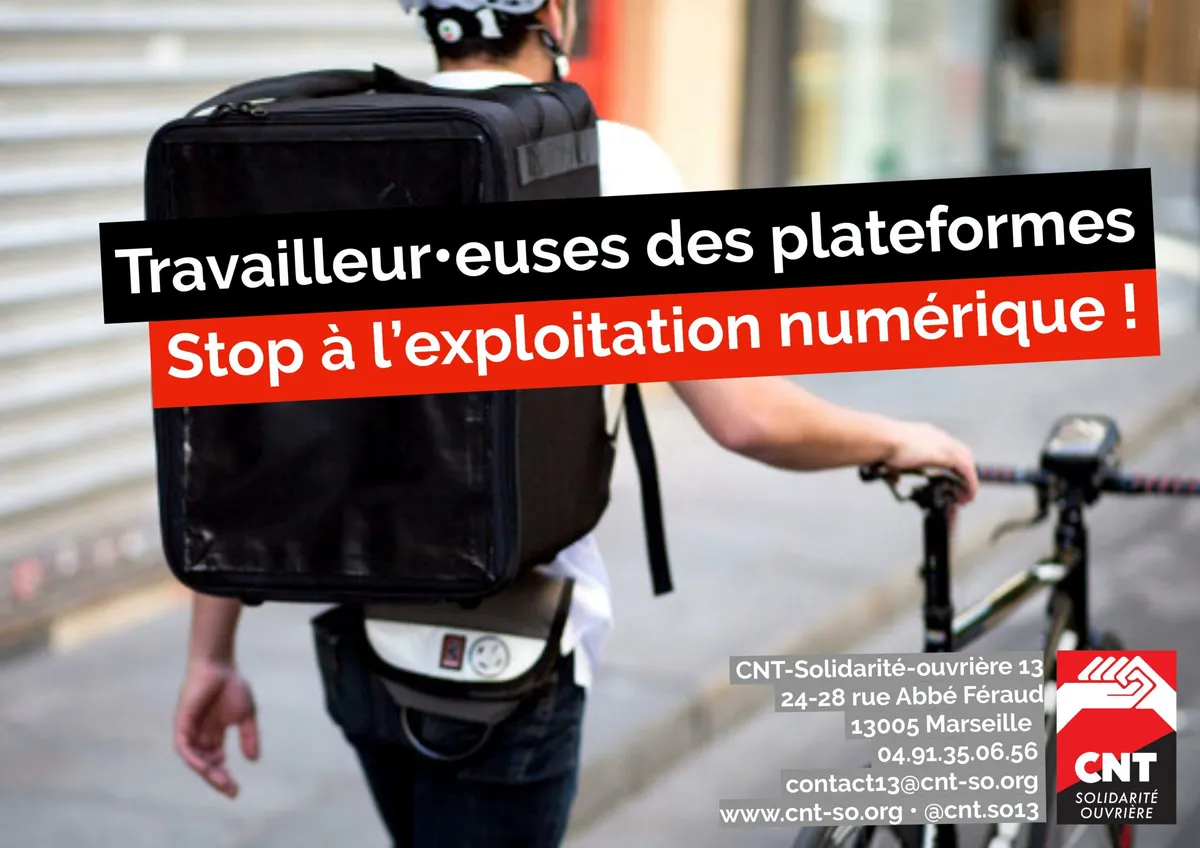 Livreurs des plateformes, avec ou sans-papiers, on s’organise !