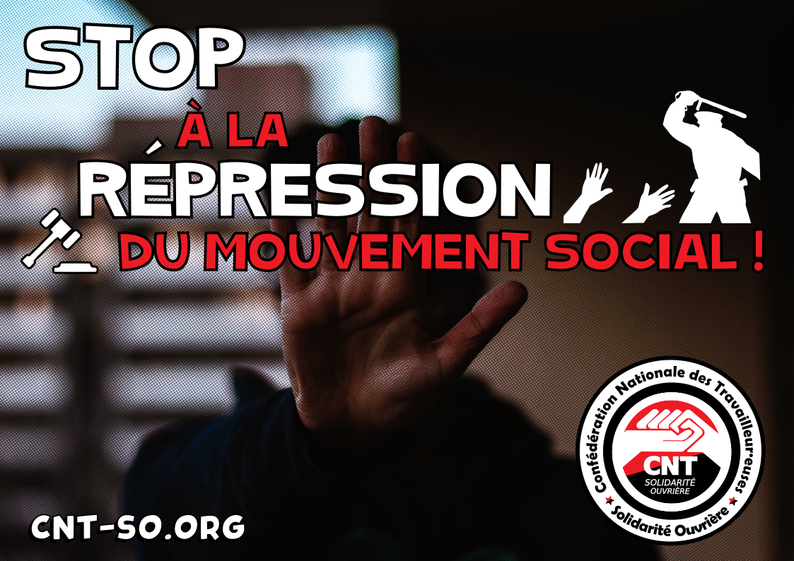 Communiqué de presse : Soulevons-nous contre la répression et la fuite en avant autoritaire !